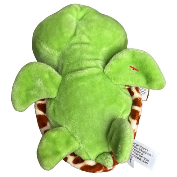 NWT! Ty Beanie Boo's Turtle Zippy Glitter Eyes Birthday May 6 Plush Toy 7" READ - Picture 9 of 11